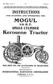 Shop IH Early Tractor Instruction & Operator Manuals Now